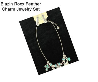 Blazin Roxx Feather Charm Jewelry Set