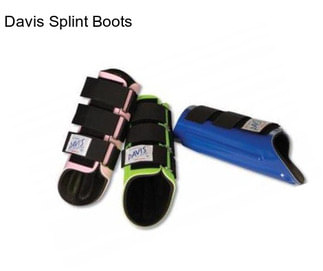 Davis Splint Boots