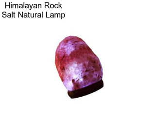 Himalayan Rock Salt Natural Lamp