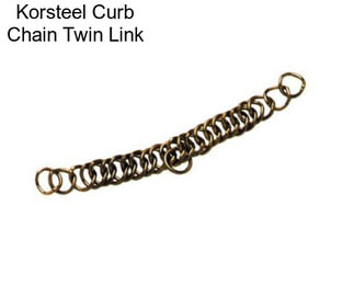 Korsteel Curb Chain Twin Link