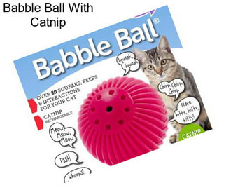 Babble Ball With Catnip