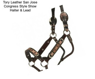 Tory Leather San Jose Congress Style Show Halter & Lead