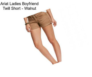 Ariat Ladies Boyfriend Twill Short - Walnut