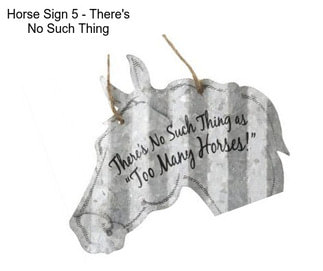 Horse Sign 5\