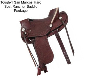 Tough-1 San Marcos Hard Seat Rancher Saddle Package