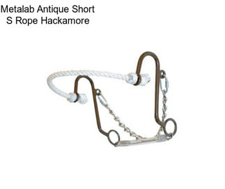 Metalab Antique Short S Rope Hackamore