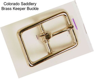 Colorado Saddlery Brass Keeper Buckle