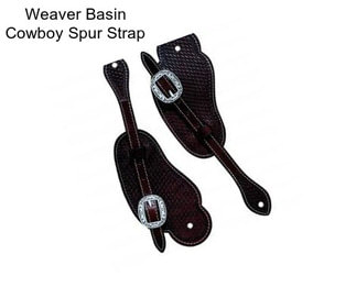 Weaver Basin Cowboy Spur Strap