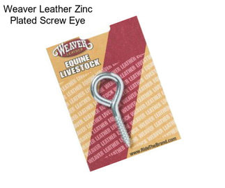 Weaver Leather Zinc Plated Screw Eye