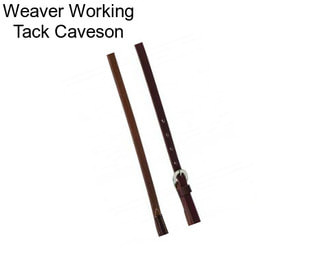 Weaver Working Tack Caveson