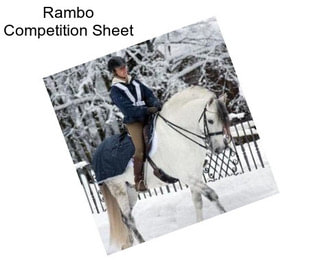 Rambo Competition Sheet