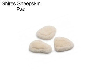 Shires Sheepskin Pad
