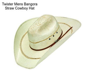 Twister Mens Bangora Straw Cowboy Hat