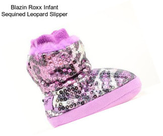 Blazin Roxx Infant Sequined Leopard Slipper