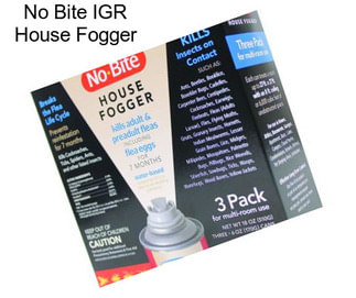 No Bite IGR House Fogger
