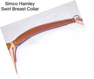 Simco Hamley Swirl Breast Collar