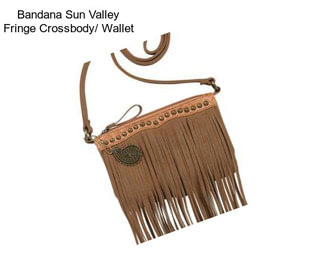 Bandana Sun Valley Fringe Crossbody/ Wallet