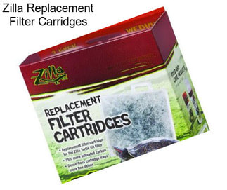 Zilla Replacement Filter Carridges