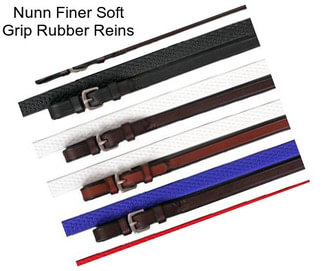 Nunn Finer Soft Grip Rubber Reins