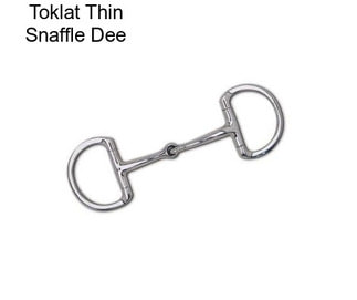 Toklat Thin Snaffle Dee