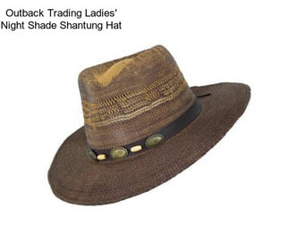 Outback Trading Ladies\' Night Shade Shantung Hat