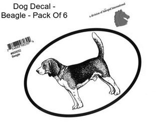 Dog Decal - Beagle - Pack Of 6