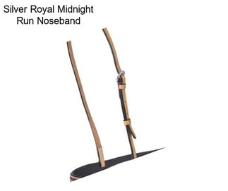 Silver Royal Midnight Run Noseband