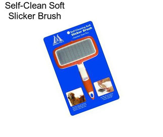 Self-Clean Soft Slicker Brush