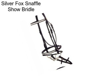 Silver Fox Snaffle Show Bridle