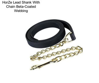 HorZe Lead Shank With Chain Beta-Coated Webbing