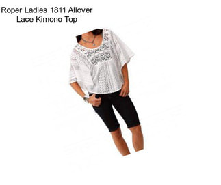 Roper Ladies 1811 Allover Lace Kimono Top