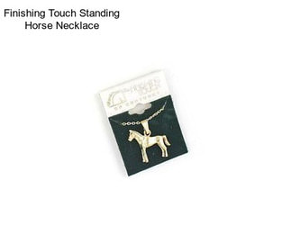 Finishing Touch Standing Horse Necklace