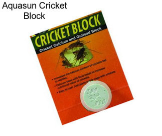 Aquasun Cricket Block