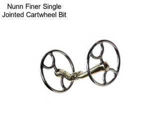 Nunn Finer Single Jointed Cartwheel Bit