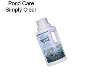 Pond Care Simply Clear