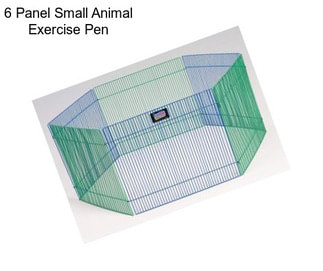 6 Panel Small Animal Exercise Pen