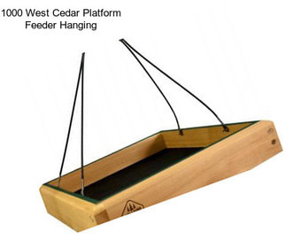 1000 West Cedar Platform Feeder Hanging