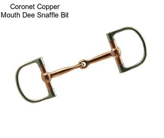 Coronet Copper Mouth Dee Snaffle Bit