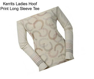 Kerrits Ladies Hoof Print Long Sleeve Tee