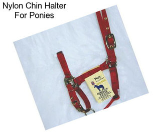 Nylon Chin Halter For Ponies