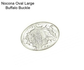 Nocona Oval Large Buffalo Buckle