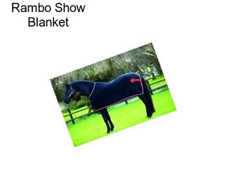 Rambo Show Blanket