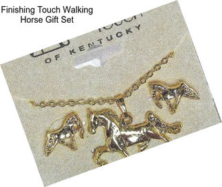 Finishing Touch Walking Horse Gift Set