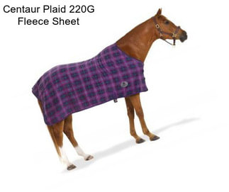 Centaur Plaid 220G Fleece Sheet