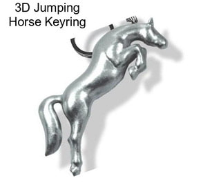 3D Jumping Horse Keyring