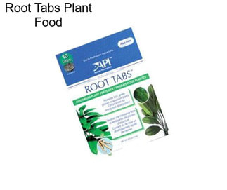 Root Tabs Plant Food