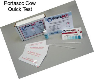 Portascc Cow Quick Test