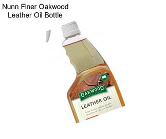 Nunn Finer Oakwood Leather Oil Bottle