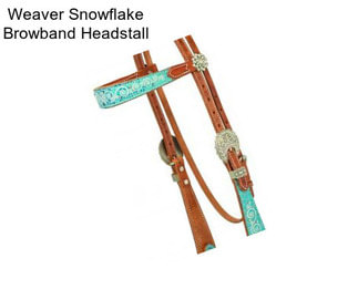 Weaver Snowflake Browband Headstall
