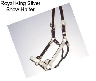 Royal King Silver Show Halter